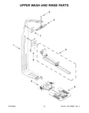 Upper wash and rinse parts