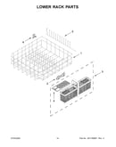 Lower rack parts