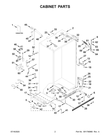 Cabinet parts