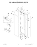 Refrigerator door parts