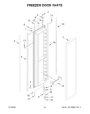 Freezer door parts