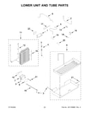 Lower unit and tube parts