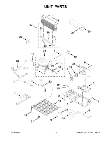 Unit parts