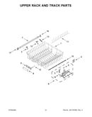 Upper rack and track parts