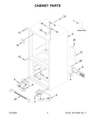 Cabinet parts