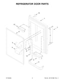 Refrigerator door parts