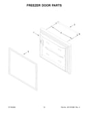 Freezer door parts