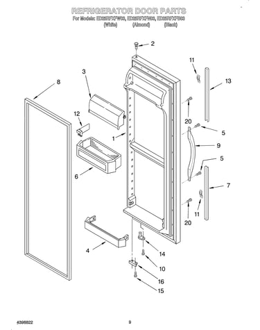 Refrigerator door