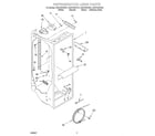 Whirlpool OEM2-GD27DIXHT01 refrigerator liner diagram