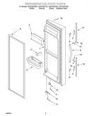 Refrigerator door