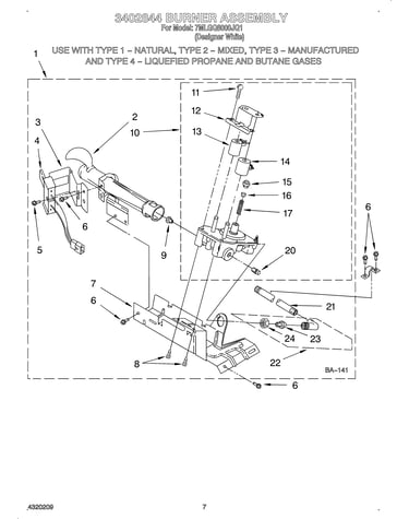 3402844 burner