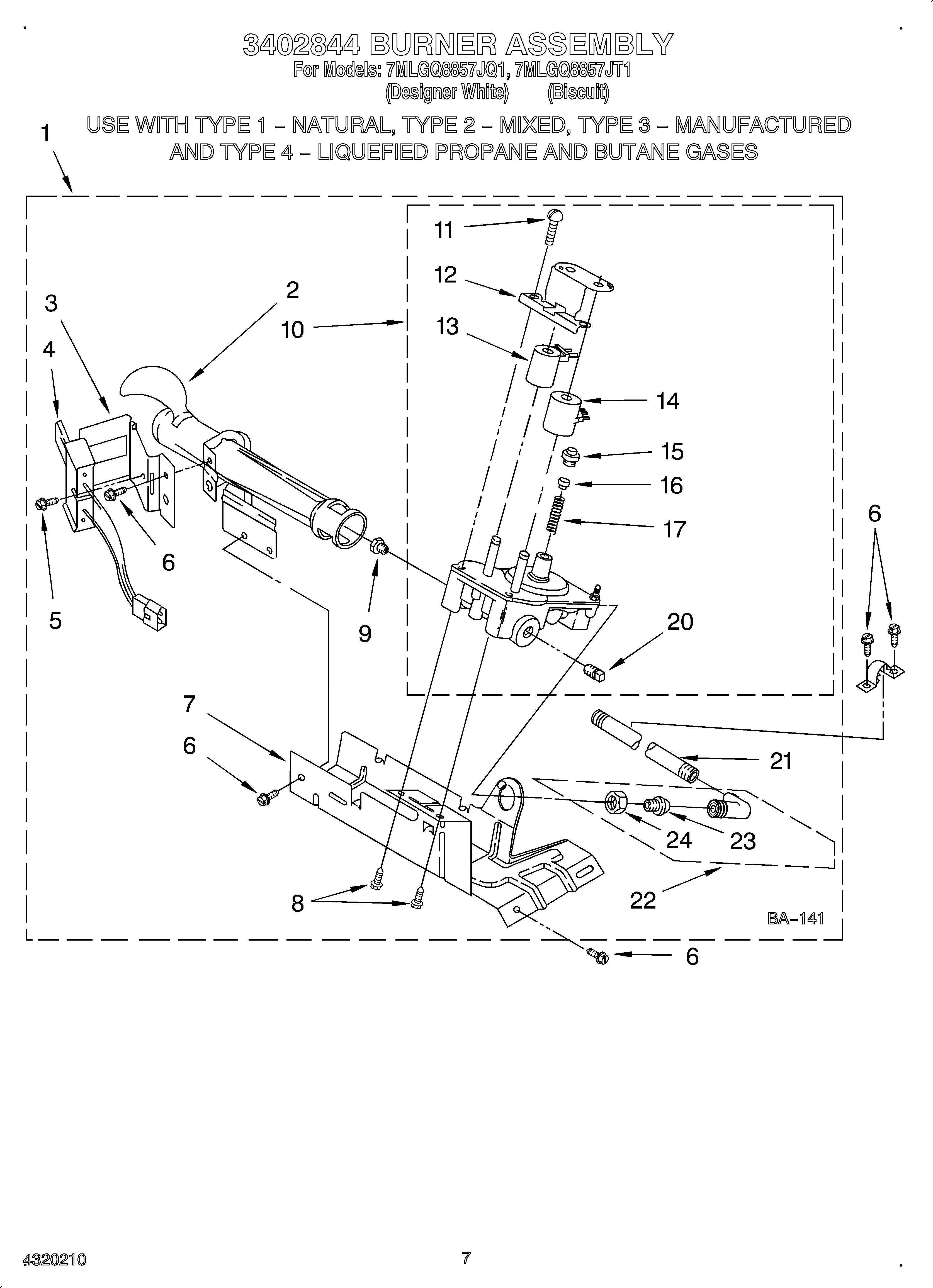 3402844 burner