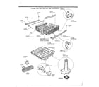 Frigidaire 1046 dishwasher assembly racks diagram