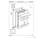 Admiral 103200 fresh food door diagram