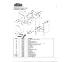 Broan 1051-D THRU G trash compactor-pg 4 diagram