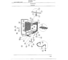 Frigidaire 1077B dishwasher page 8 diagram