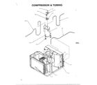 Amana P1200801R compressor and tubing diagram