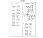 Sanyo 1168072 refrigerator door parts,cooling unit page 2 diagram