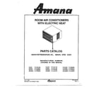 Amana B12C3EW P1177907R air conditioners/front cover diagram