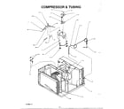 Amana P1177814R compressor and tubing diagram