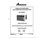 Amana 18C3HEW room air conditioner/front cover diagram