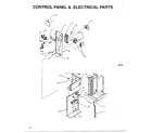 Amana 18QZ33TB control panel and electric parts diagram