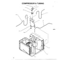 Amana P1200802R compressor and tubing diagram