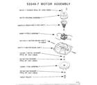 Eureka 1903B motor assembly diagram