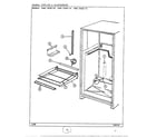 Admiral 19163-0A shelves and accessories diagram