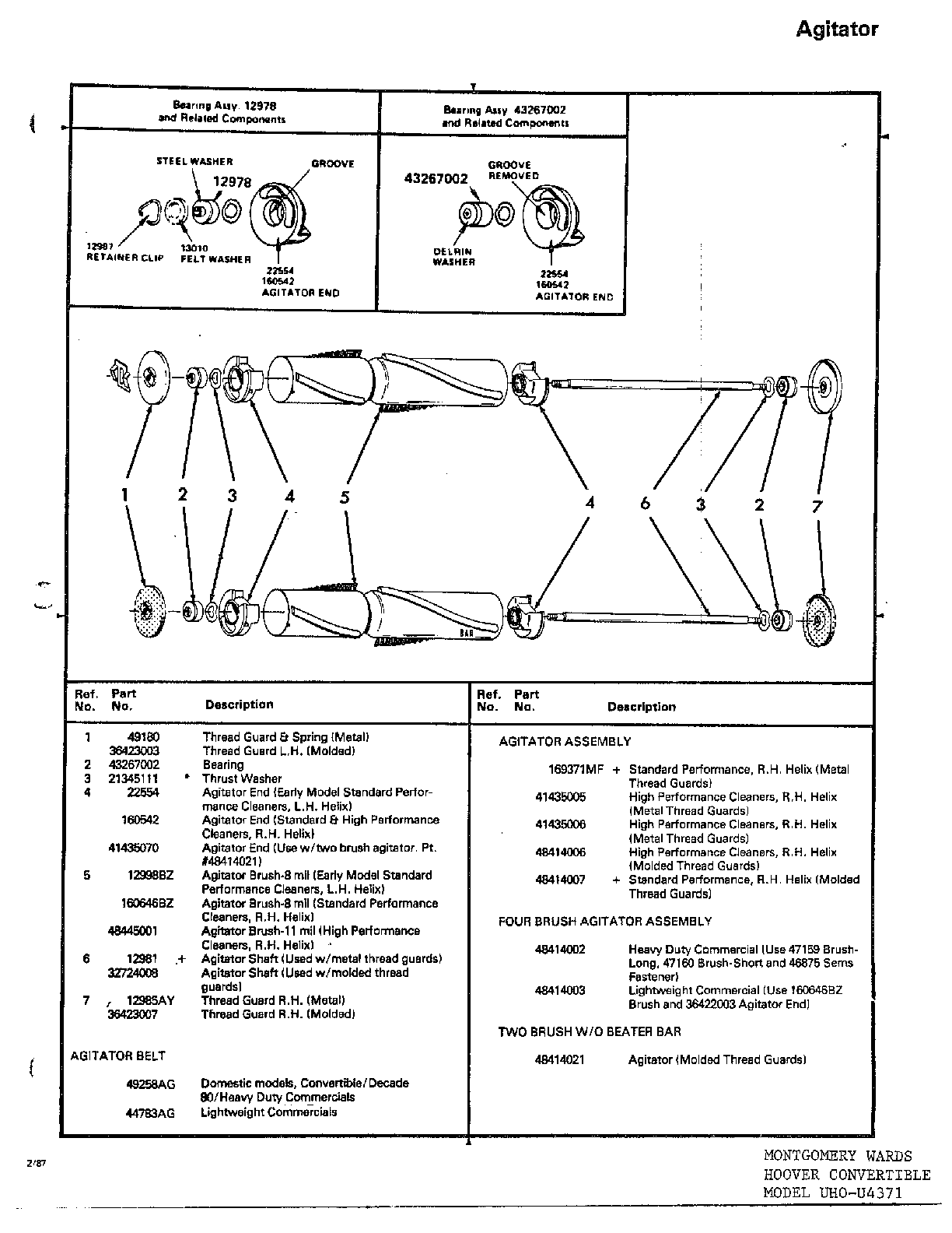 AGITATOR ASSEMBLY