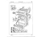 Admiral 19494A doors assembly diagram