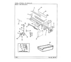 Admiral 19534-7A optional ice maker kit diagram