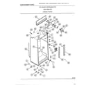 Frigidaire 19844B cabinet parts diagram