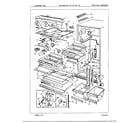Admiral 19884B fresh food compartment assembly diagram