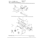 Admiral 19902-0A ice maker and bin diagram