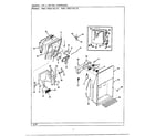 Admiral 19922-0A ice & water dispenser diagram