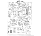 Happy America 2048 sewing machine assy complete diagram