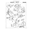 Happy America 2077 complete sewing machine assembly page 3 diagram