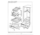 Admiral 211440 shelves and accessories diagram