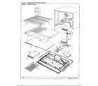 Admiral 21514-0C freezer compartment diagram
