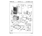 Admiral 21604A unit compartment and system diagram