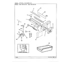 Admiral 21824-7A optional ice maker kit diagram