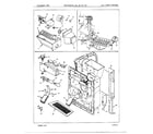 Admiral 21962A ice/water dispenser diagram