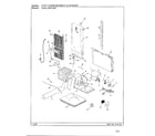 Admiral HMG-22912-0B unit compartment and system diagram