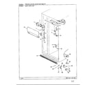 Admiral HMG-22912-0B fresh food compartment diagram