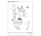 Admiral HMG-22912-0B freezer compartment diagram