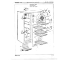 Admiral 22992-OA freezer compartment diagram