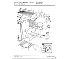 Admiral 23524-0A freezer compartment page 2 diagram