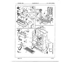 Admiral 23973A ice and water dispenser diagram