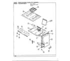 Hardwick 2522A body/control panel/top assembly diagram